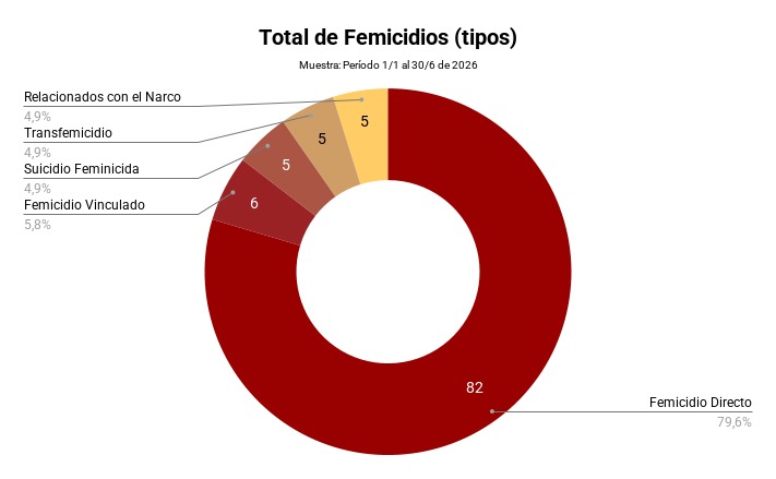 Cada 42 horas una mujer es víctima de femicidio en Argentina